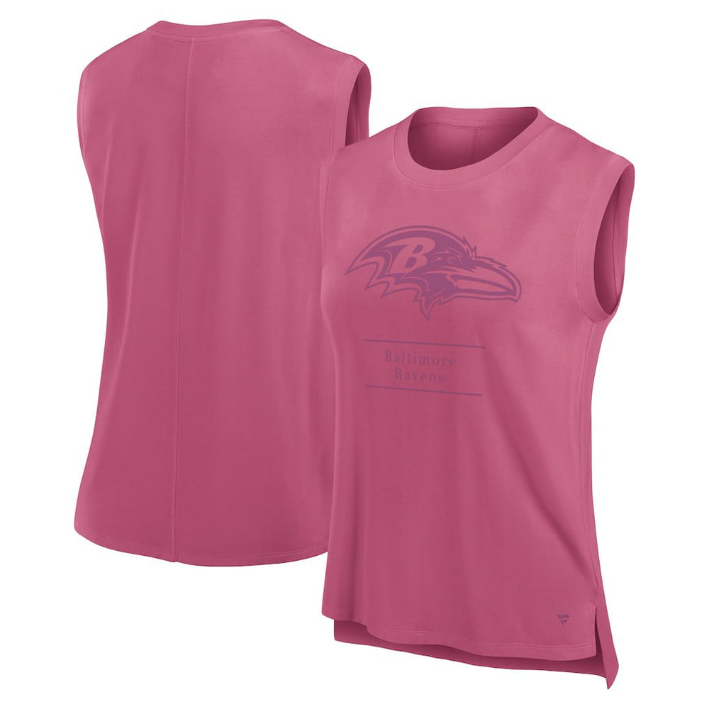 Fanatics Baltimore Ravens Women's Studio Embrace Tank Top Pink