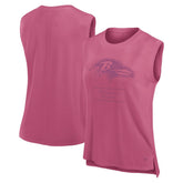 Fanatics Baltimore Ravens Women's Studio Embrace Tank Top Pink