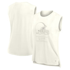 Fanatics Cleveland Browns Women's Studio Embrace Tank Top Cream