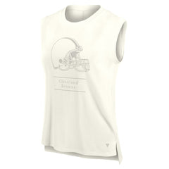 Fanatics Cleveland Browns Women's Studio Embrace Tank Top Cream