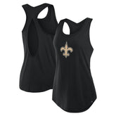 Fanatics New Orleans Saints Women's Iron Fan Tank Top Black