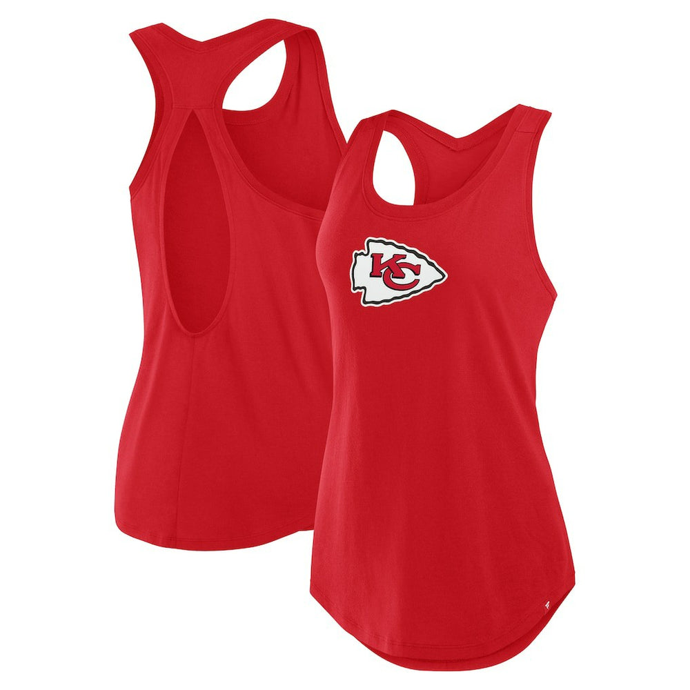 Fanatics Kansas City Chiefs Women's Iron Fan Tank Top Red