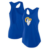 Fanatics Los Angeles Rams Women's Iron Fan Tank Top Royal
