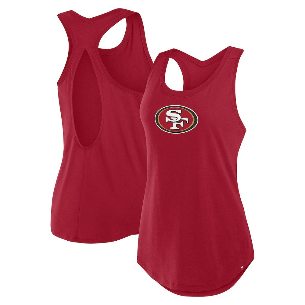 Fanatics San Francisco 49ers Women's Iron Fan Tank Top Scarlet