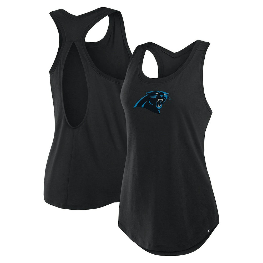 Fanatics Carolina Panthers Women's Iron Fan Tank Top Black