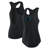 Fanatics Carolina Panthers Women's Iron Fan Tank Top Black