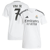 Vini Jr. Real Madrid Women's 2024/25 Home Replica Player Jersey White - Adidas outlet