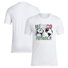 Mexico National Team Around The World T-Shirt White - Adidas outlet