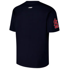 St. Louis Cardinals Pro Standard Turn It Up Dropped Shoulder T-Shirt - Navy - MLB Sale