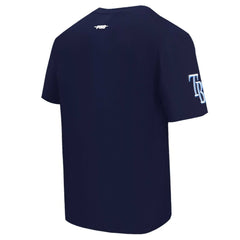 Tampa Bay Rays Pro Standard Turn It Up Dropped Shoulder T-Shirt - Navy - MLB on Sale