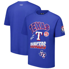 Texas Rangers Pro Standard Turn It Up Dropped Shoulder T-Shirt - Royal - MLB on Sale
