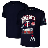 Minnesota Twins Pro Standard Turn It Up Dropped Shoulder T-Shirt - Navy - MLB on Sale