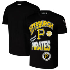 Pittsburgh Pirates Pro Standard Turn It Up Dropped Shoulder T-Shirt - Black - MLB on Sale