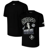 Chicago White Sox Pro Standard Turn It Up Dropped Shoulder T-Shirt - Black - MLB Discount