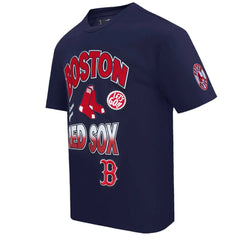 Boston Red Sox Pro Standard Turn It Up Dropped Shoulder T-Shirt - Navy - MLB on Sale