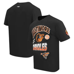 Baltimore Orioles Pro Standard Turn It Up Dropped Shoulder T-Shirt - Black - MLB on Sale