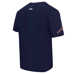 Atlanta Braves Pro Standard Turn It Up Dropped Shoulder T-Shirt - Navy - MLB on Sale