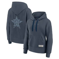 Houston Astros Fanatics Women's Elements Future Ground Subtle Tonal Pullover Hoodie - Blue - Fanatics Discount