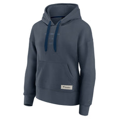 Chicago Cubs Fanatics Women's Elements Future Ground Subtle Tonal Pullover Hoodie - Blue - Fanatics Online