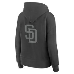 San Diego Padres Fanatics Women's Elements Future Ground Subtle Tonal Pullover Hoodie - Charcoal - Fanatics Sale