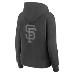 San Francisco Giants Fanatics Women's Elements Future Ground Subtle Tonal Pullover Hoodie - Charcoal - Fanatics Sale