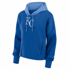 Kansas City Royals Fanatics Women's Oversized Legacy Favorite Spectator Pullover Hoodie - Royal - Fanatics Sale