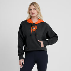 Baltimore Orioles Fanatics Women's Oversized Legacy Favorite Spectator Pullover Hoodie - Black - Fanatics Sale