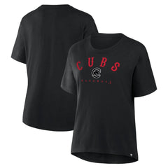 Chicago Cubs Fanatics Women's Home Run Legacy T-Shirt - Black - Fanatics Sale
