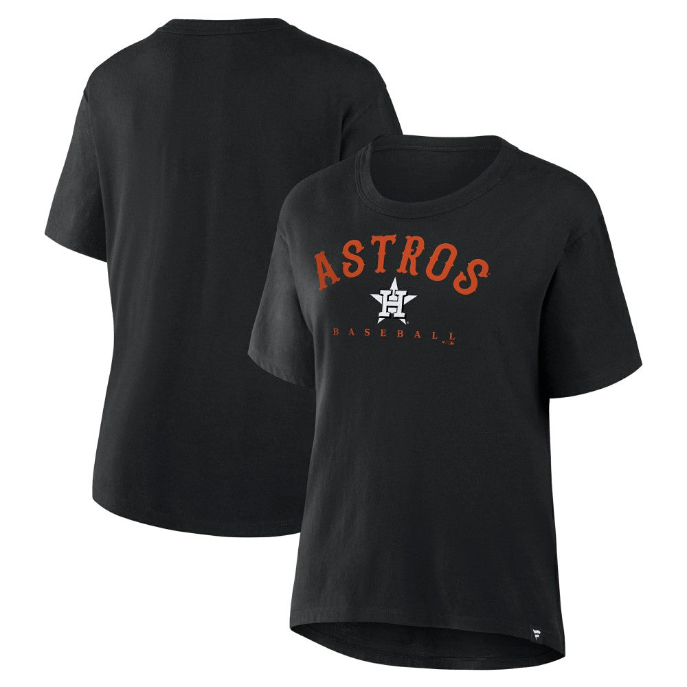 Houston Astros Fanatics Women's Relaxed Fit Legacy T-Shirt - Black - Fanatics Sale