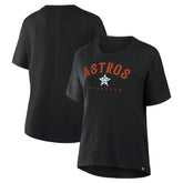 Houston Astros Fanatics Women's Relaxed Fit Legacy T-Shirt - Black - Fanatics Sale