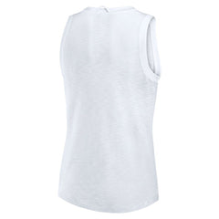 Atlanta Braves Fanatics Women's Activate Slub Tank Top - White - Fanatics on Sale