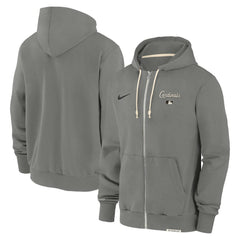 St. Louis Cardinals Nike Authentic Collection Travel Performance Full-Zip Hoodie - Charcoal - Nike Discount