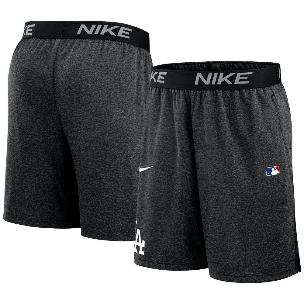 Los Angeles Dodgers Nike Authentic Collection Performance Knit Shorts - Black - Nike on Sale
