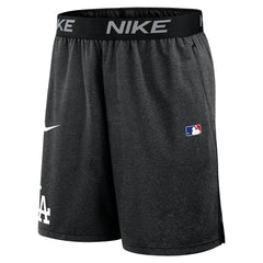 Los Angeles Dodgers Nike Authentic Collection Performance Knit Shorts - Black - Nike on Sale