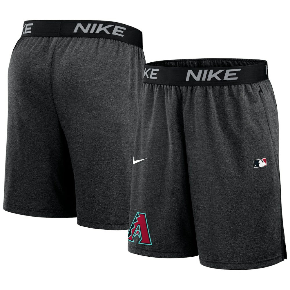 Arizona Diamondbacks Nike Authentic Collection Performance Knit Shorts - Black - Nike Discount
