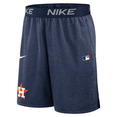 Houston Astros Nike Authentic Collection Performance Knit Shorts - Navy - Nike Lifestyle