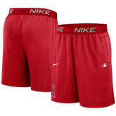 Los Angeles Angels Nike Authentic Collection Performance Knit Shorts - Red - Nike Online