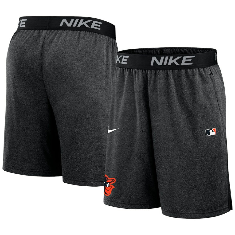 Baltimore Orioles Nike Authentic Collection Performance Knit Shorts - Black - Nike Sale