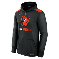 Baltimore Orioles Nike Authentic Collection Performance Pullover Hoodie - Black - Nike Lifestyle