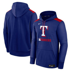 Texas Rangers Nike Authentic Collection Performance Pullover Hoodie - Royal - Nike Discount
