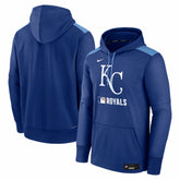 Kansas City Royals Nike Authentic Collection Performance Pullover Hoodie - Royal - Nike Online