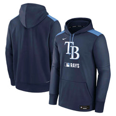 Tampa Bay Rays Nike Authentic Collection Performance Pullover Hoodie - Navy - Nike Discount