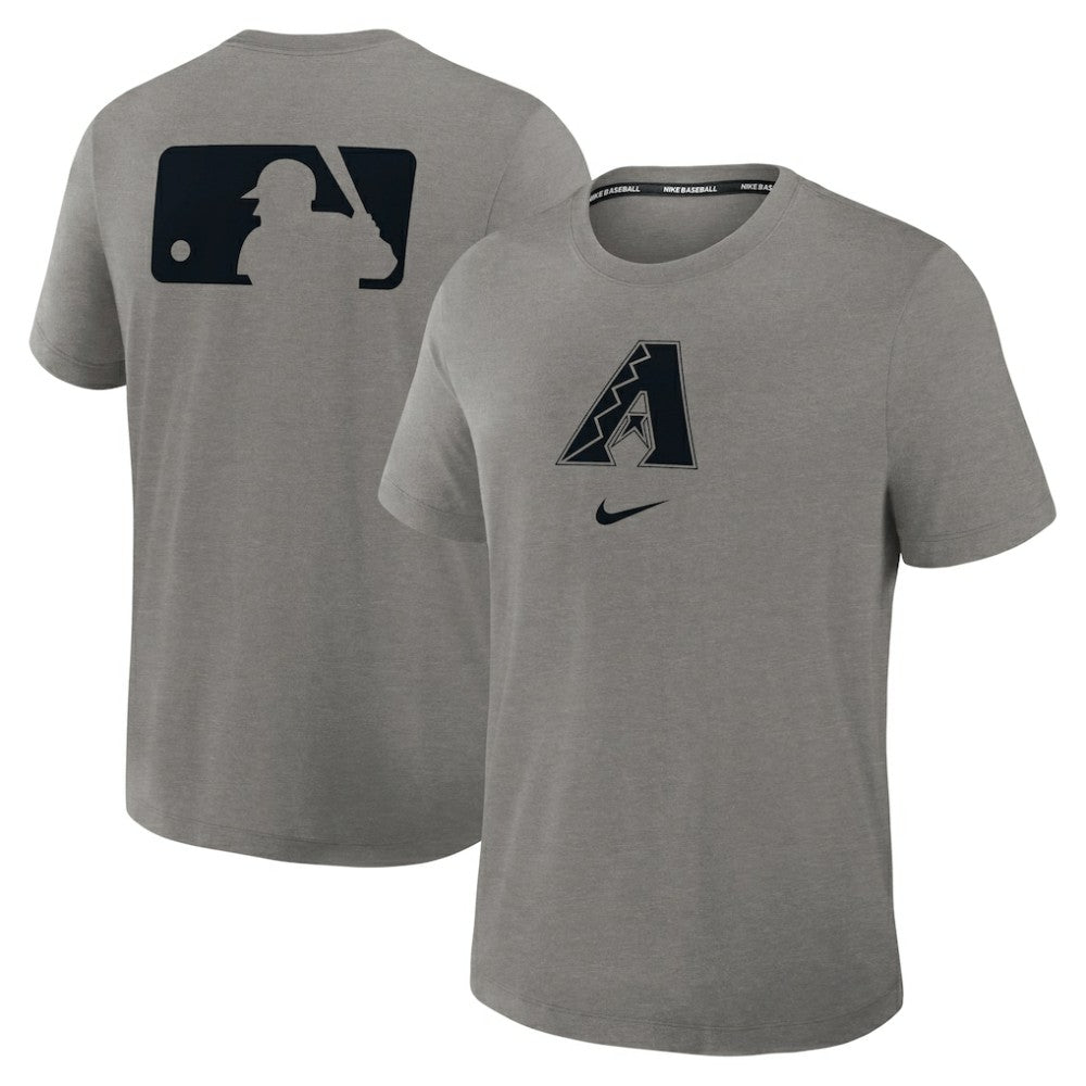 Arizona Diamondbacks Nike Authentic Collection Early Work Tri-Blend Dri-FIT T-Shirt - Heather Charcoal - Nike Sale