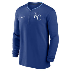 Kansas City Royals Nike Authentic Collection Performance Half-Zip Top - Royal - Nike Lifestyle