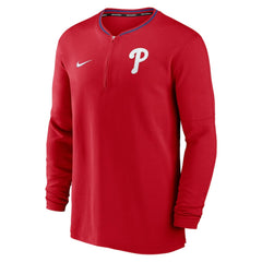 Philadelphia Phillies Nike Authentic Collection Performance Half-Zip Top - Red - Nike on Sale