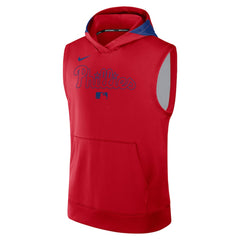 Philadelphia Phillies Nike Authentic Collection Dri-FIT Sleeveless Hoodie - Red - Nike on Sale