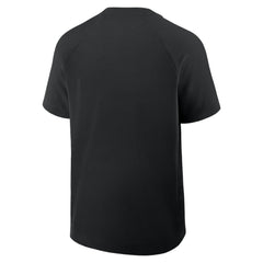 Miami Marlins Nike Authentic Collection Raglan Short Sleeve Windshirt - Black - Nike Sale