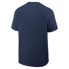 Milwaukee Brewers Nike Authentic Collection Raglan Short Sleeve Windshirt - Navy - Nike Lifestyle