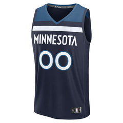 Minnesota Timberwolves Fastbreak Custom Jersey Icon Edition Navy | Fanatics US