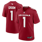 Nike Number 1 Groom Arizona Cardinals Game Jersey Cardinal